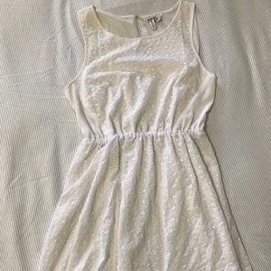 H&M white lace dress size S